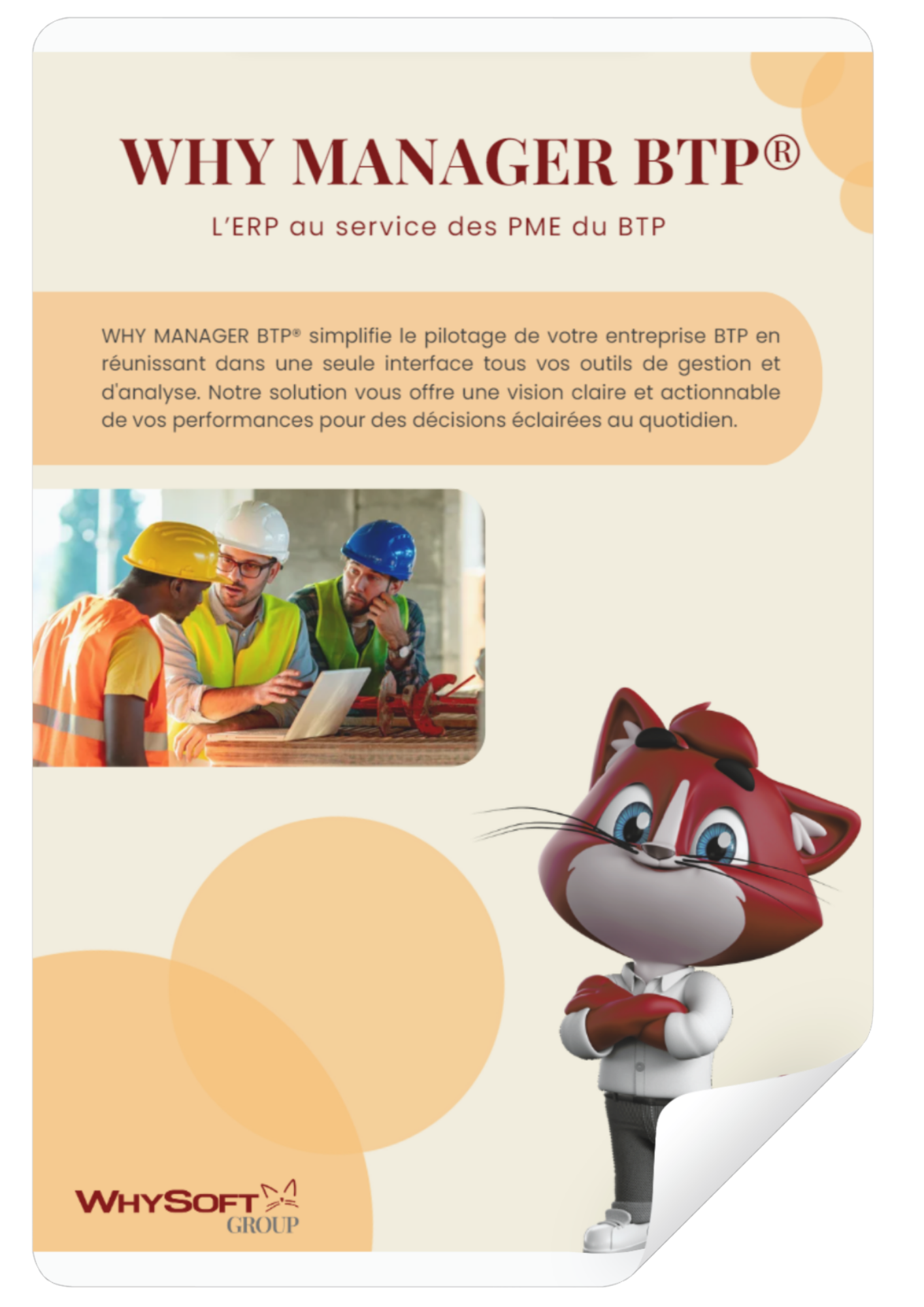 Page de couverture de la documentation WHY Manager BTP