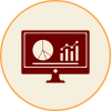 Pictogramme pour les indicateurs et statistiques dans WHY Stock®.